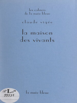 cover image of La maison des vivants